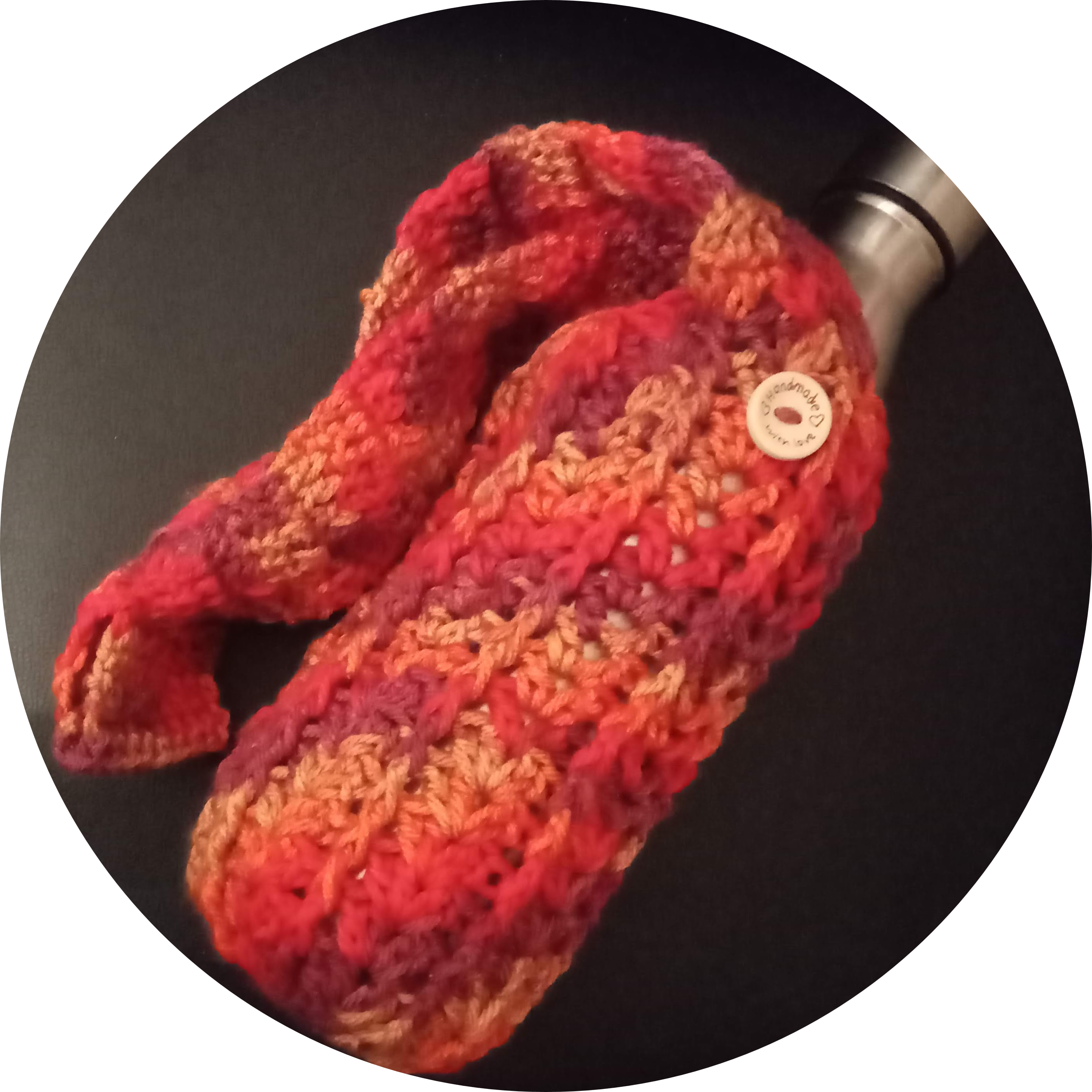 Crocheted Water Bottle Bags